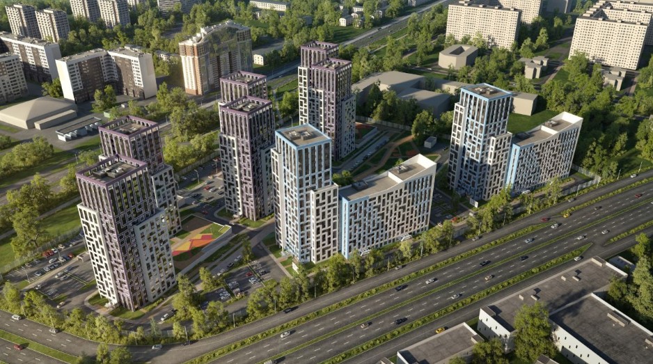 фасад дома, здание по адресу г Санкт-Петербург, Полюстровский пр-кт, д 75 стр 1